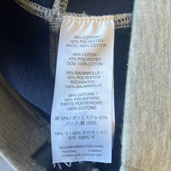 J.CREW Size XS Flared Back Zip Neoprene Surf Skirt Gray. - Picture 4 of 4